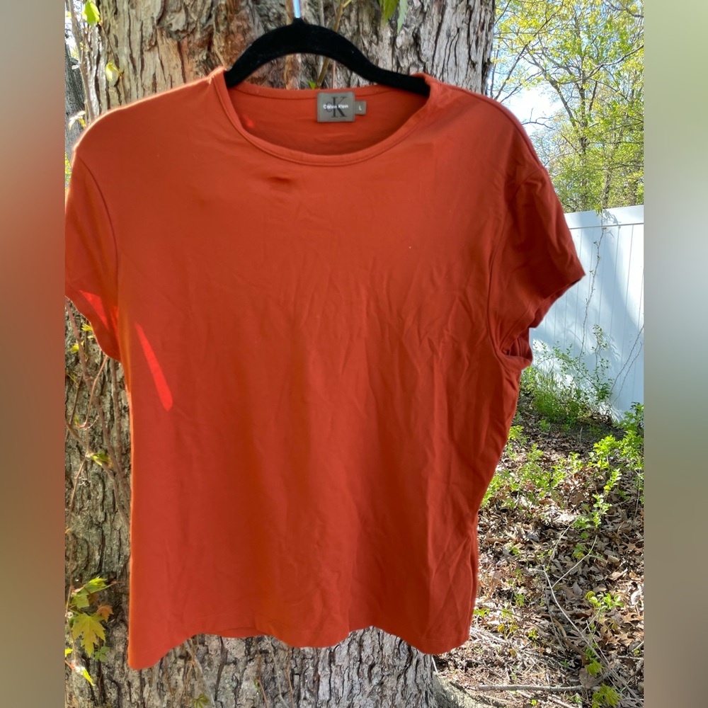 Calvin Klein Crewneck Tee Orange